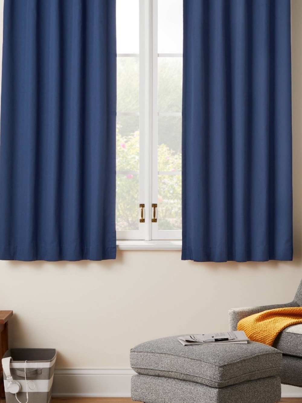 Pillowfort Navy Blackout Curtain Panels
